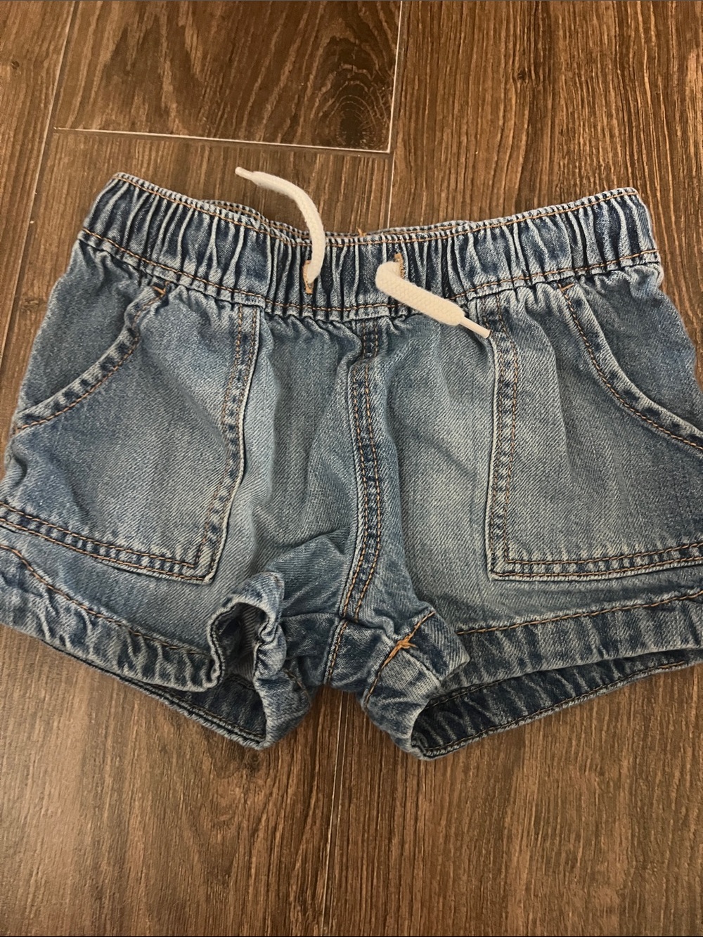 OshKosh B'gosh Light Blue Denim Drawstring Shorts